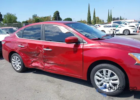 2015 Nissan Sentra Fe+ S/S/Sl/Sr/Sv из США, поврежденный, VIN 3N1AB7AP9FL656831